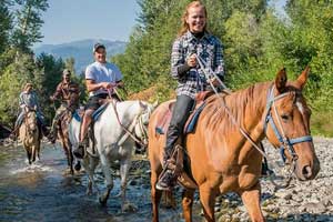 horseback riding in sun valley